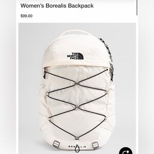The North Face Women’s Borealis Backpack Gardenia White/TNF Black